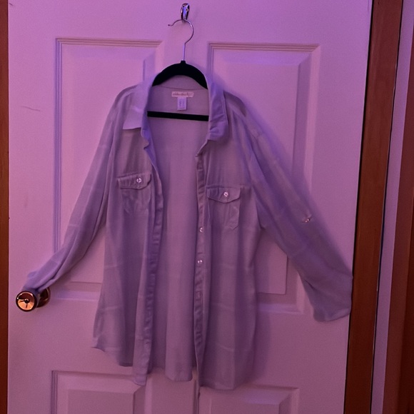 Blue and white Flannel from Urban Heritage - Picture 2 of 4